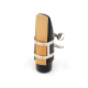 D`ADDARIO RICO LIGATURE & CAP FOR SOPRANO SAX Nickel-Plated