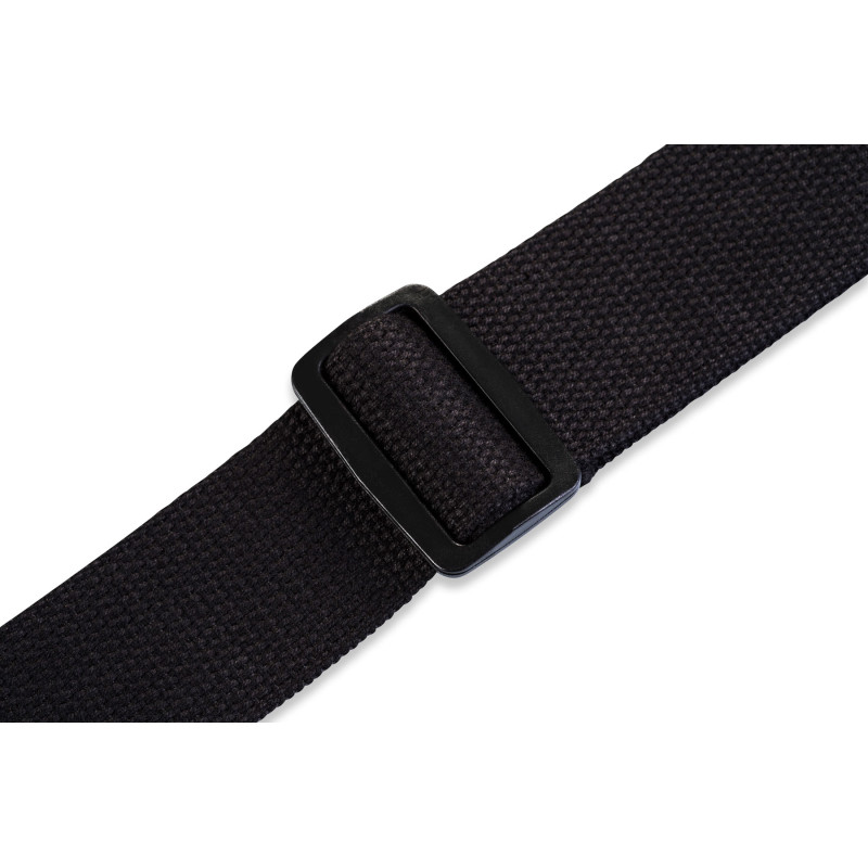 LEVY'S MSSC8-BLK CLASSICS SERIES COTTON GUITAR STRAP (BLACK) Ремінь для гітари