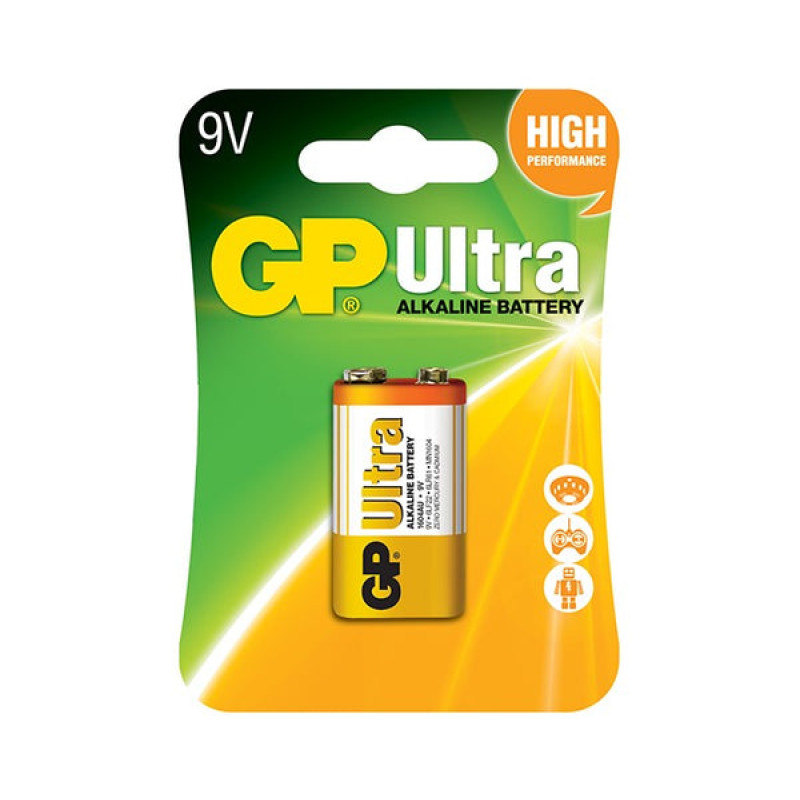 GP ULTRA ALKALINE 9V (6LF22)