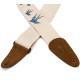 LEVY'S MC8U-006 PRINT SERIES COTTON GUITAR STRAP (BIRDS) Ремінь для гітари