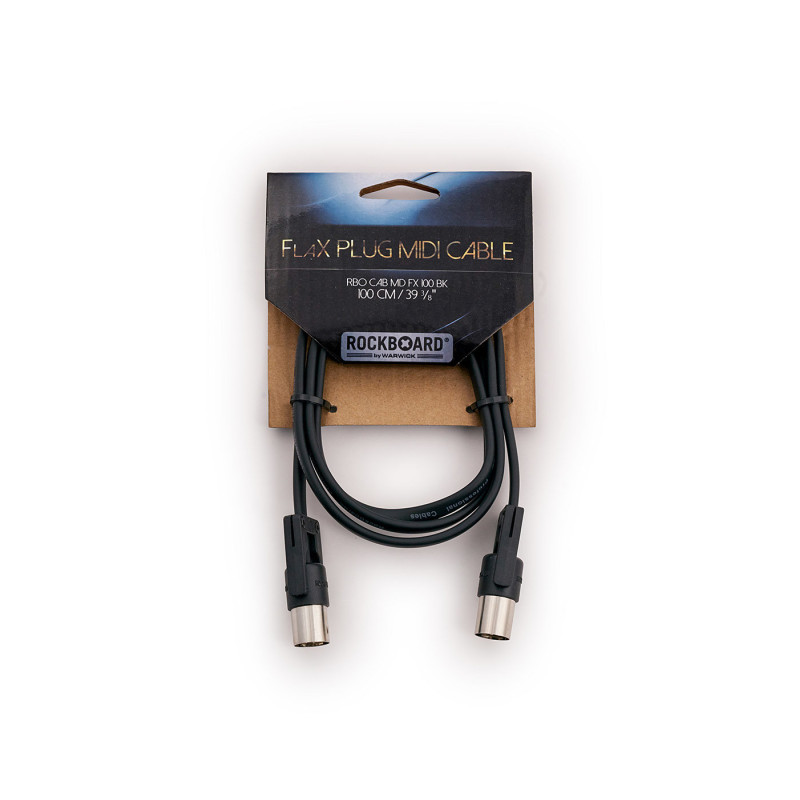 ROCKBOARD RBO CAB MD FX 100 BK RockBoard FlaX Plug MIDI Cable, 100 cm