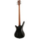 WARWICK Teambuilt Pro Series Corvette Ash, 4-String P/P (Nirvana Black Transparent Satin) Бас-гітара