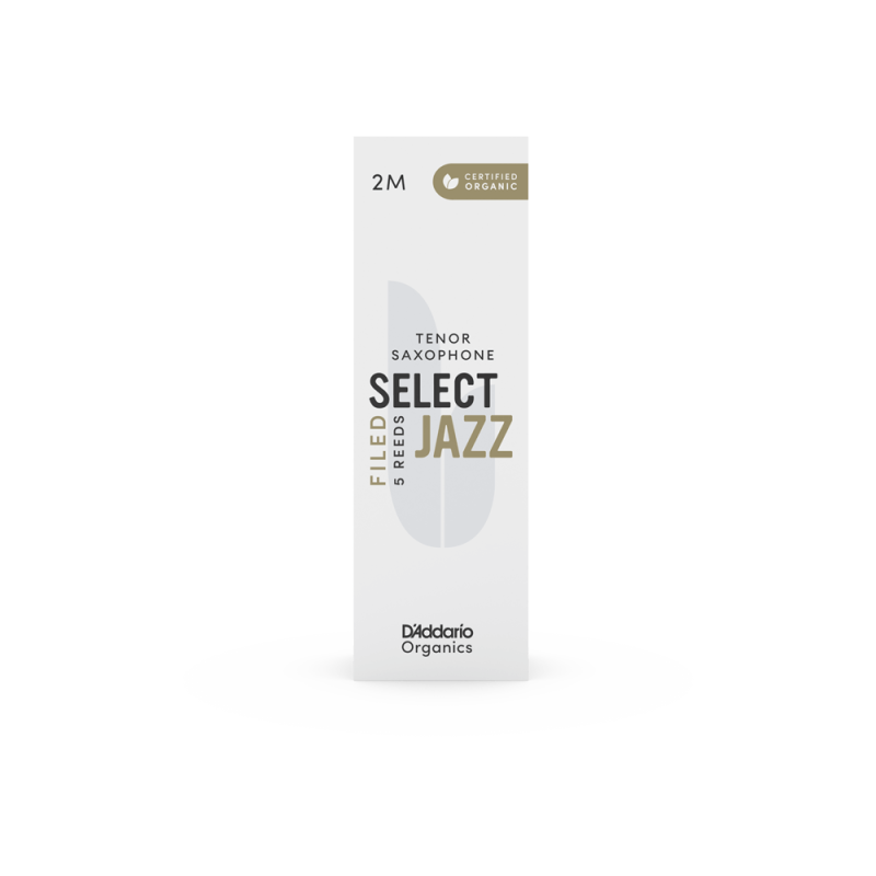 D'ADDARIO Organic Select Jazz - Tenor Sax Filed 2M - 5 Pack