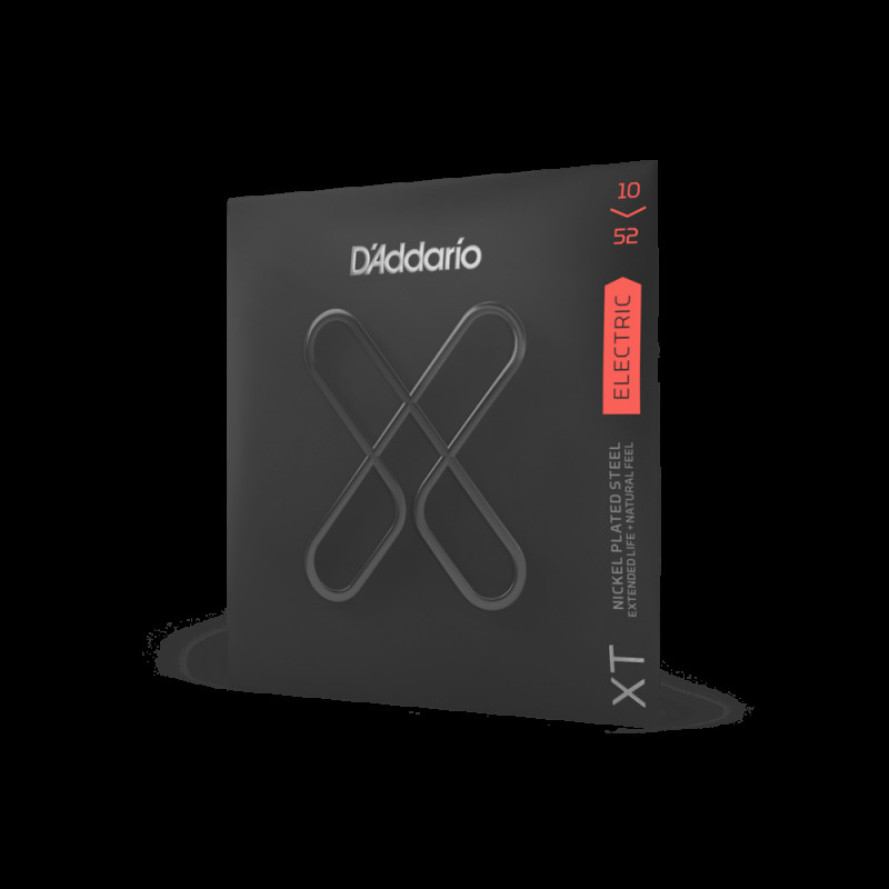 D‘ADDARIO XTE1052 XT ELECTRIC NICKEL PLATED STEEL LIGHT TOP / HEAVY BOTTOM (10-52) Струни для електрогітари