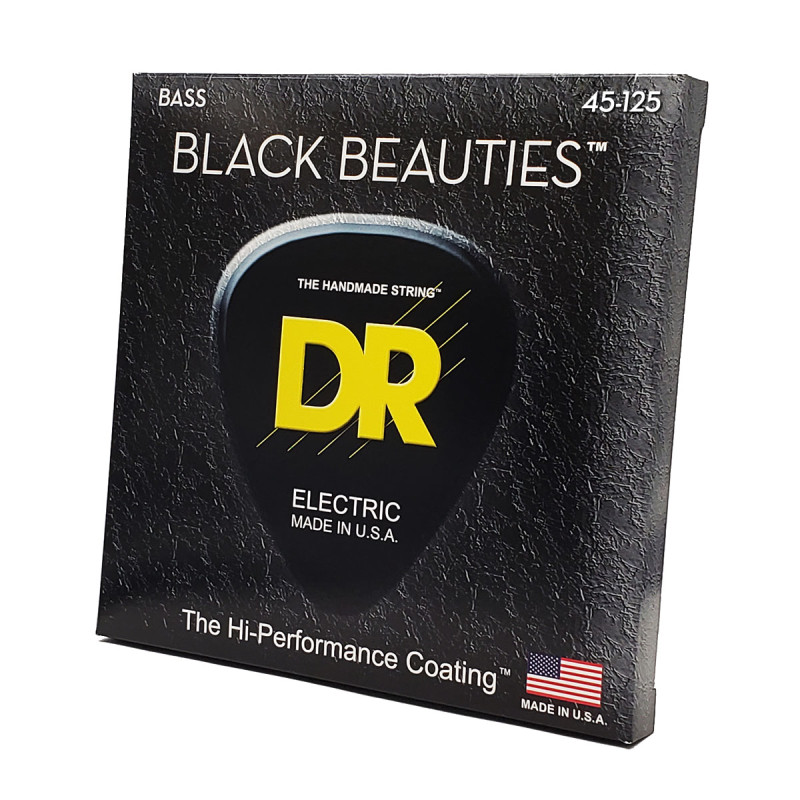 DR STRINGS BLACK BEAUTIES Bass 5-String - Medium (45-125) Струни для бас-гітари