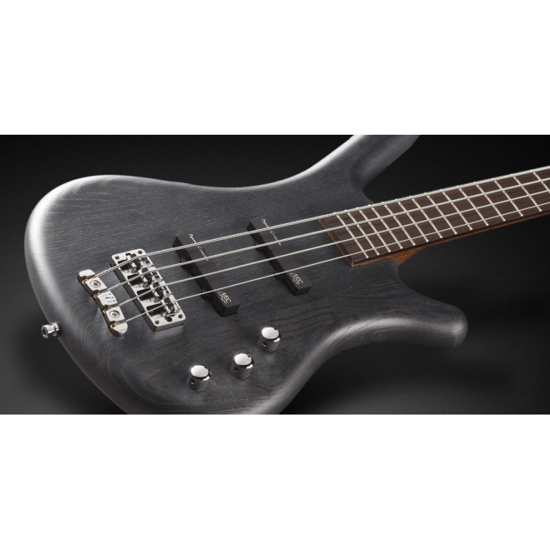 WARWICK Teambuilt Pro Series Corvette Ash, 4-String P/P (Nirvana Black Transparent Satin) Бас-гітара