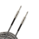 D`ADDARIO PW-BG-10BG Custom Series Braided Instrument Cable - Grey (3m)