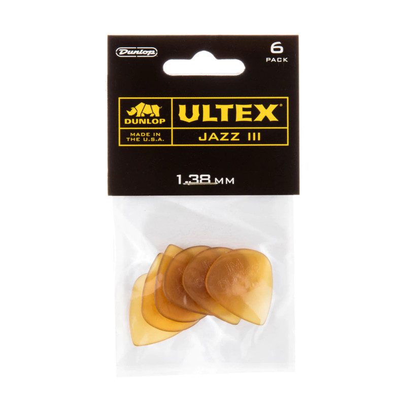 DUNLOP ULTEX JAZZ III PICK 1.38MM Медіатори