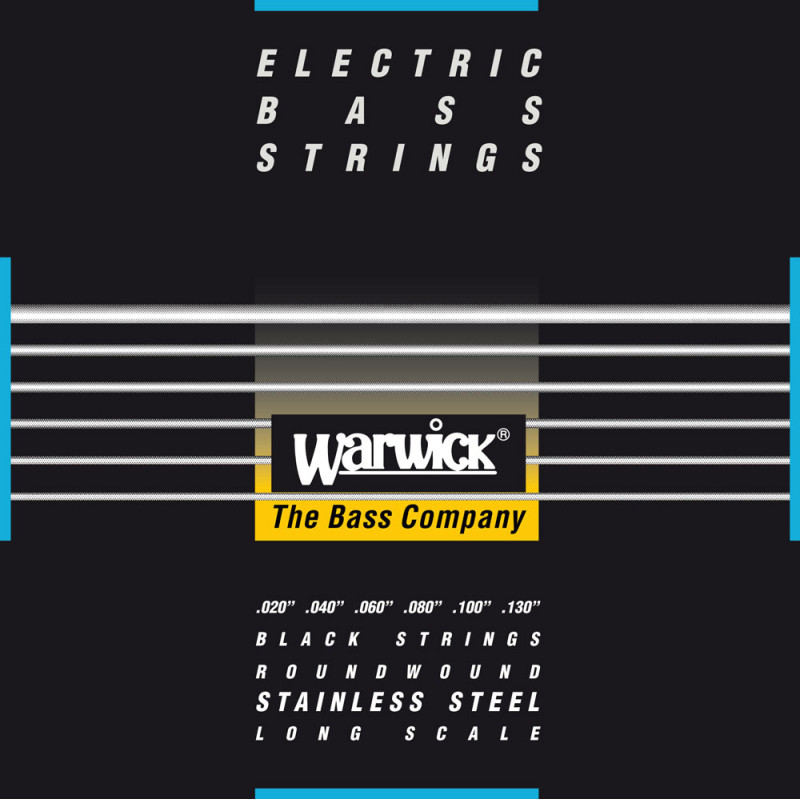 WARWICK 40400 Black Label Medium Light 6-String (20-130) Струни для бас-гітари