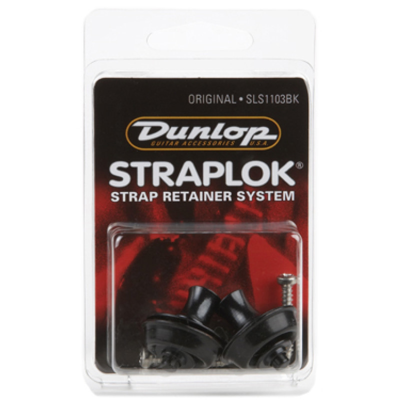 DUNLOP SLS1103BK STRAPLOK STRAP RETAINERS ORIGINAL - BLACK OXIDE