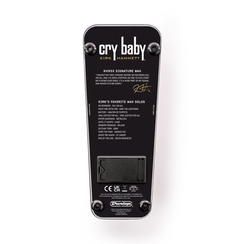 DUNLOP KH95X KIRK HAMMETT COLLECTION CRY BABY WAH Педаль ефектів