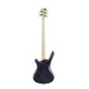 WARWICK RockBass Corvette Basic, 5-String (Nirvana Black Transparent Satin) Бас-гітара