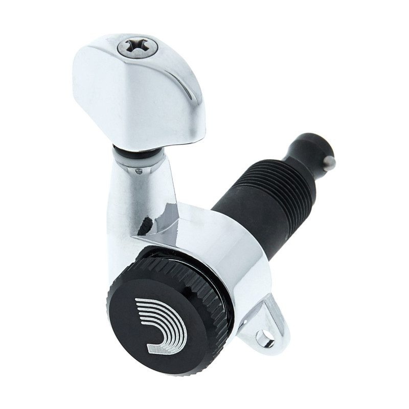 D`ADDARIO PWAT-6R1 AUTO-TRIM TUNING MACHINES (6 In-line, Chrome)