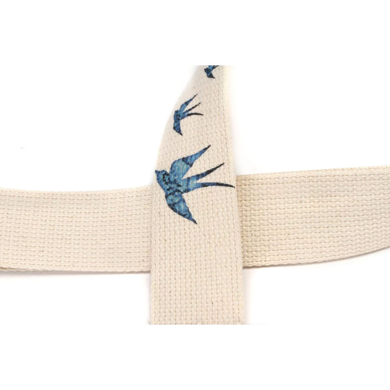 LEVY'S MC8U-006 PRINT SERIES COTTON GUITAR STRAP (BIRDS) Ремінь для гітари