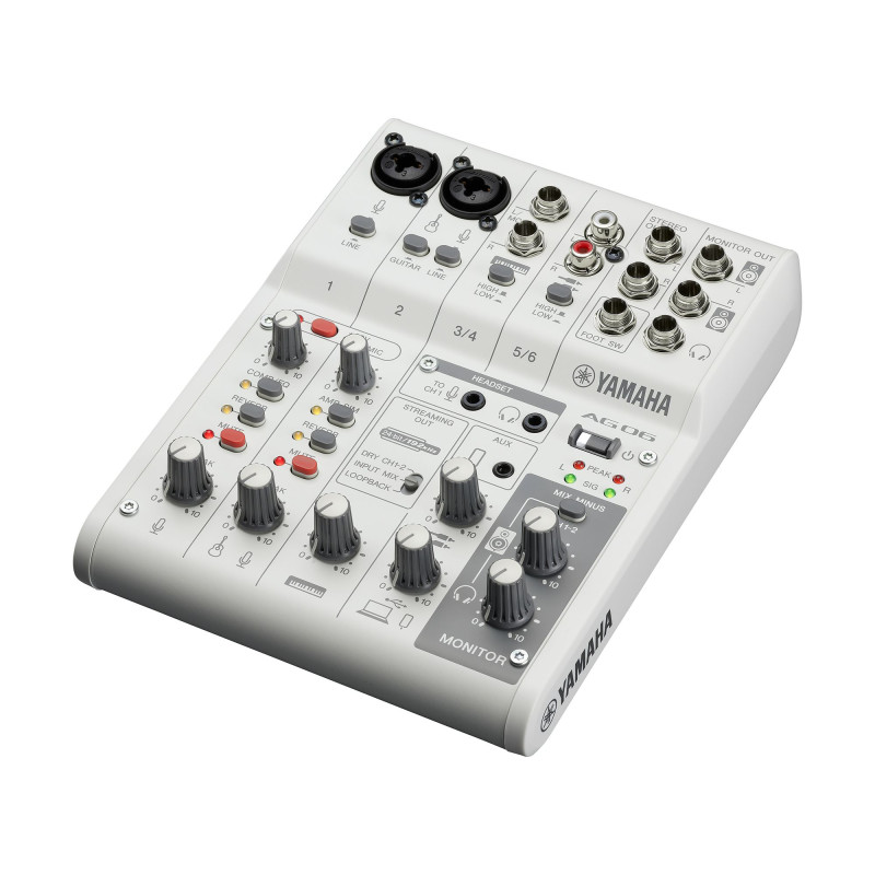 YAMAHA AG06MK2 (White) Аудіоінтерфейс для ПК
