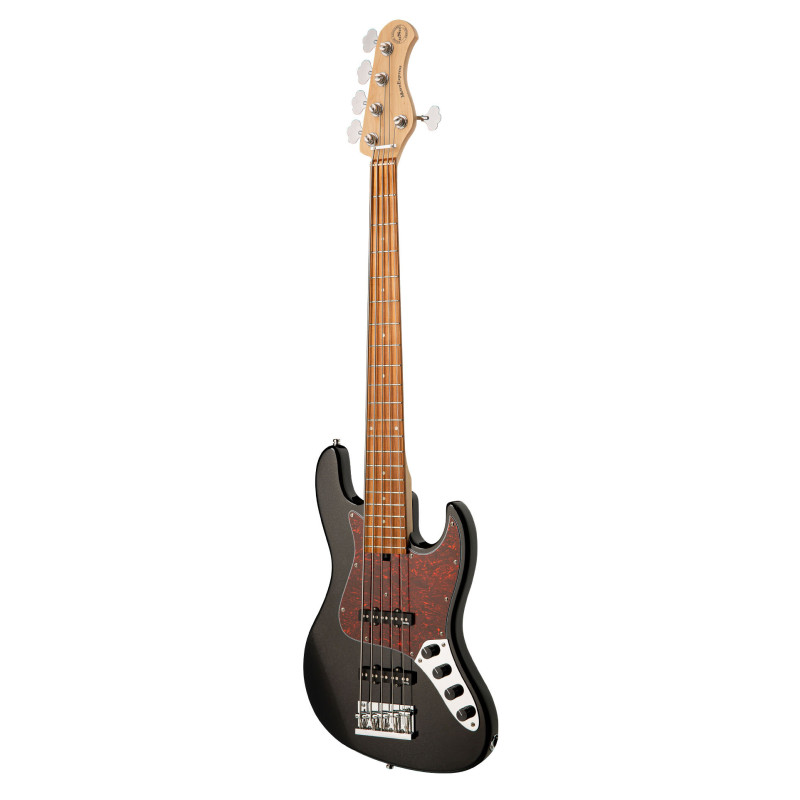 SADOWSKY MetroExpress 21-Fret Vintage J/J Bass, Morado, 5-String (Solid Black High Polish) Бас-гітара