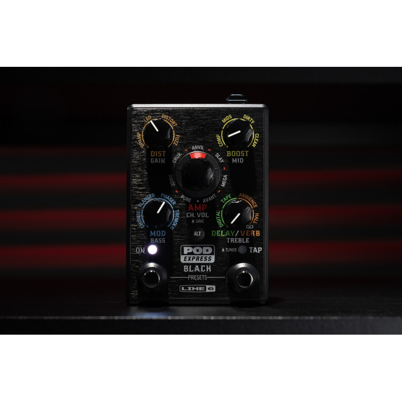 LINE 6 POD EXPRESS BLACK Педаль ефектів