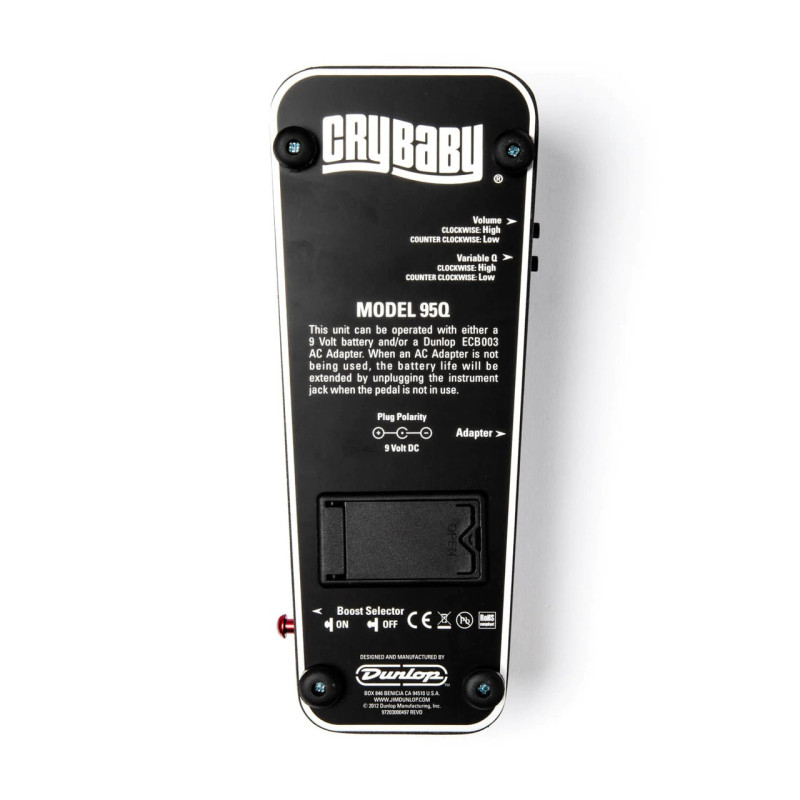 DUNLOP CRY BABY 95Q WAH Педаль ефектів