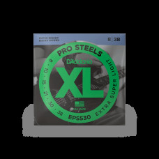 D‘ADDARIO EPS530 XL PROSTEELS EXTRA SUPER LIGHT (08-38) Струни для бас-гітари
