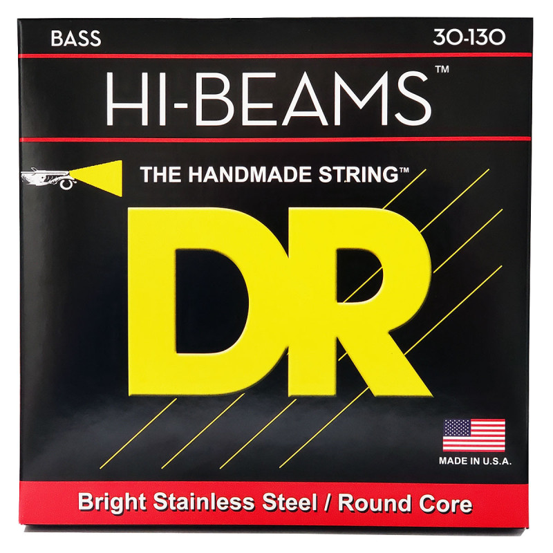 DR STRINGS HI-BEAM Bass - Medium - 6-String (30-130) Струни для бас-гітари