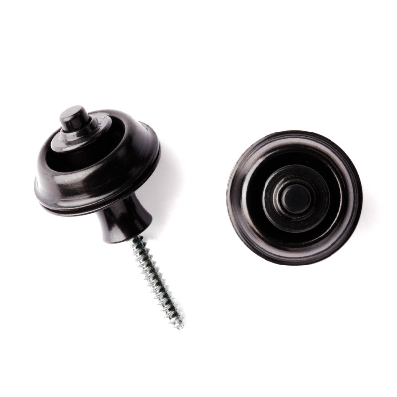 DUNLOP SLS1103BK STRAPLOK STRAP RETAINERS ORIGINAL - BLACK OXIDE