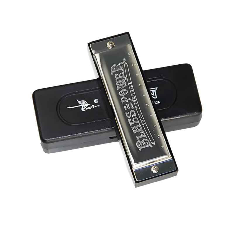 ROCKSTAR BP1015C SILVER Губная гармошка