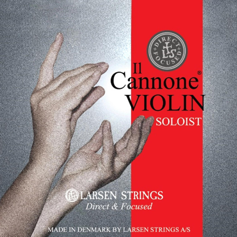 Комплект струн Larsen Il Cannone Direct & Focused Soloist 4/4 для скрипки (лімітована серія зі спецільною струною Strong E)