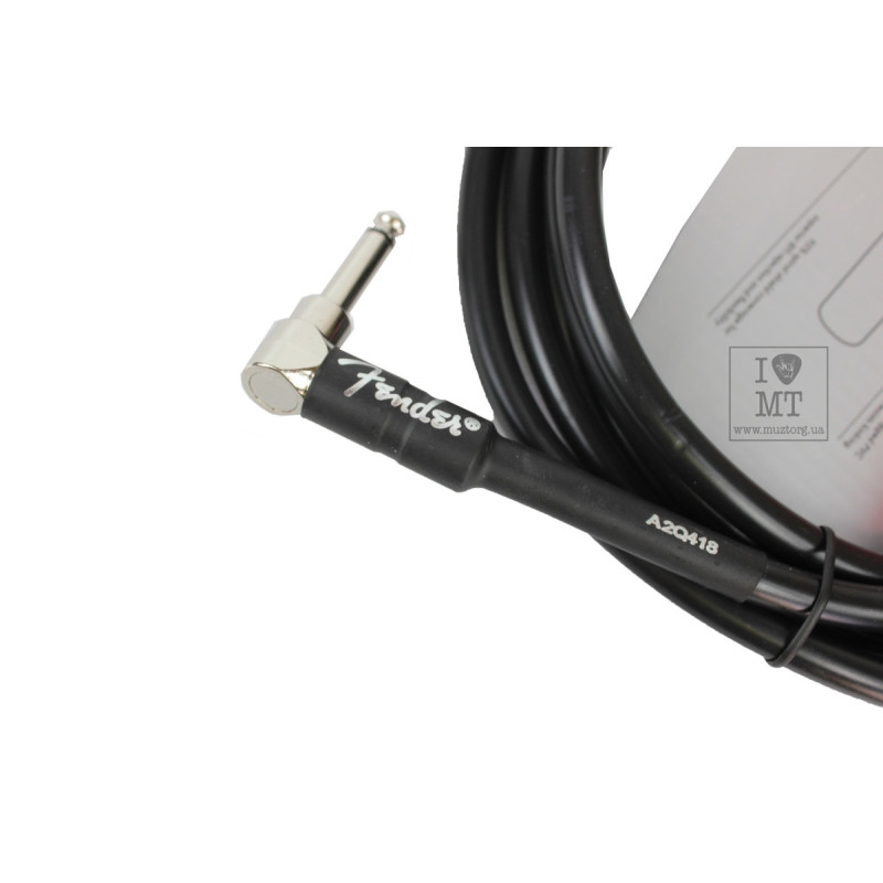 FENDER CABLE PROFESSIONAL SERIES 10' ANGLED BLACK Кабель инструментальный