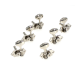 Кілки для гітари GRAPH TECH PRN-3422-N0 Acoustic 3+3 Butterbean Button Nickel