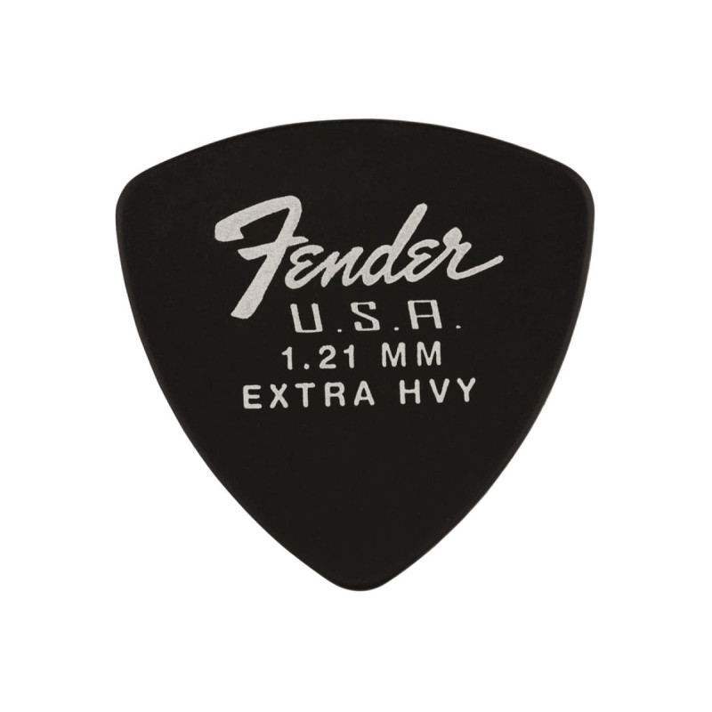FENDER 346 SHAPE DURA-TONE 1.21 DELRIN PICKS BLACK 12 PACK Набір медіаторів