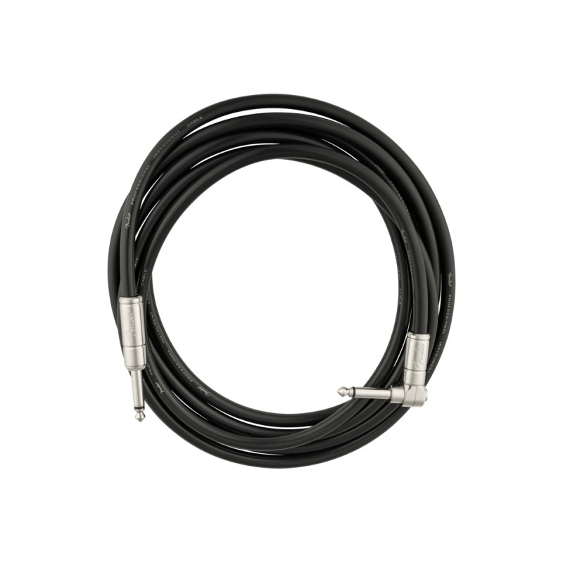 FENDER CABLE PROFESSIONAL SERIES KILL SWITCH 10' ANGLED BLACK Кабель інструментальний
