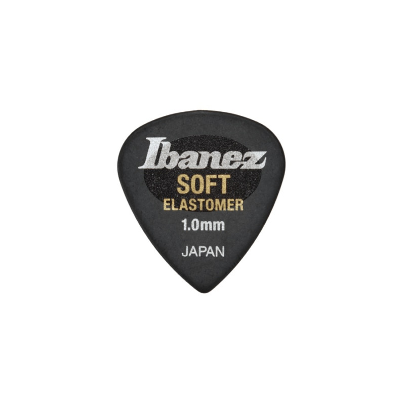 IBANEZ EL16ST10S-HBK ELASTOMER HARD 1MM PICK BLACK Медіатор