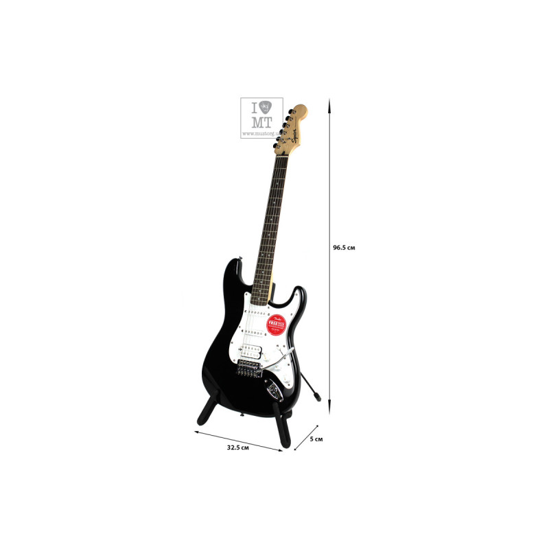 SQUIER by FENDER BULLET STRATOCASTER HSS BK Электрогитара