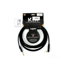 KLOTZ KIK INSTRUMENT CABLE ANGLED BLACK 4.5 M Кабель инструментальный