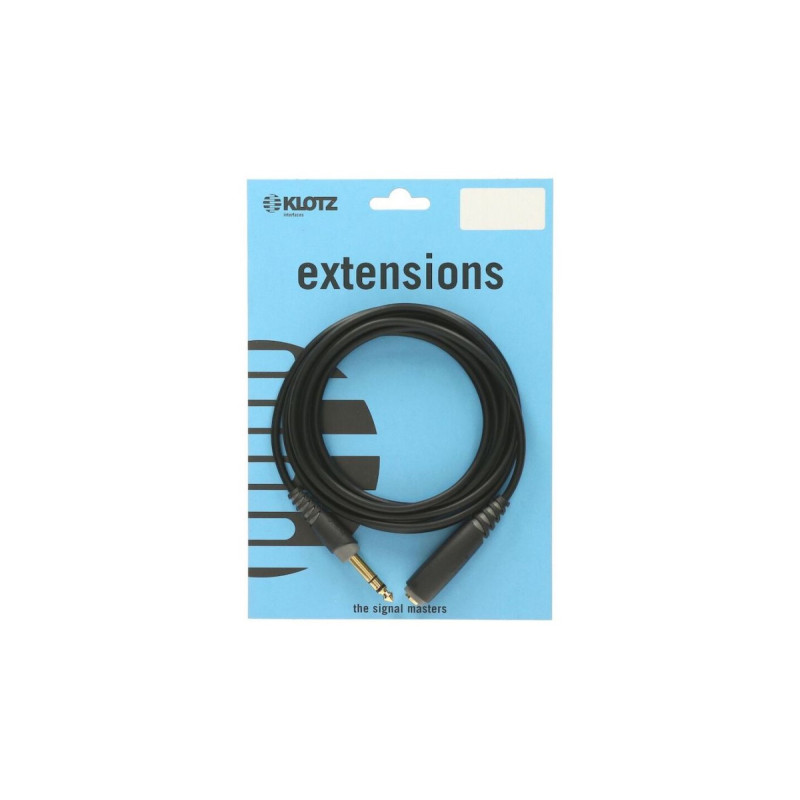 KLOTZ AS-EX2 EXTENSION CABLE BLACK 3 M Кабель комутаційний