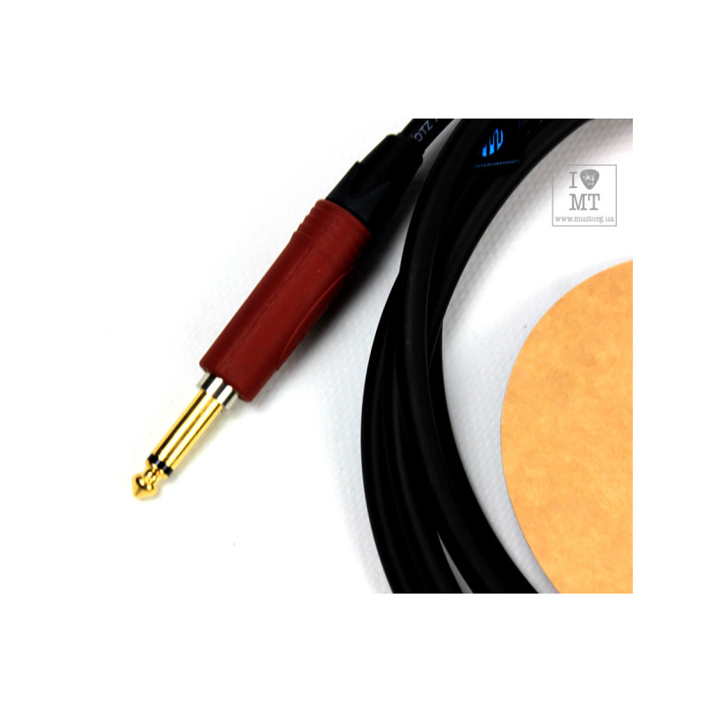 Кабель инструментальный KLOTZ TITANIUM INSTRUMENT CABLE SILENTPLUG 3 M
