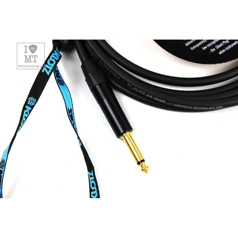 Кабель инструментальный KLOTZ TITANIUM INSTRUMENT CABLE SILENTPLUG 3 M