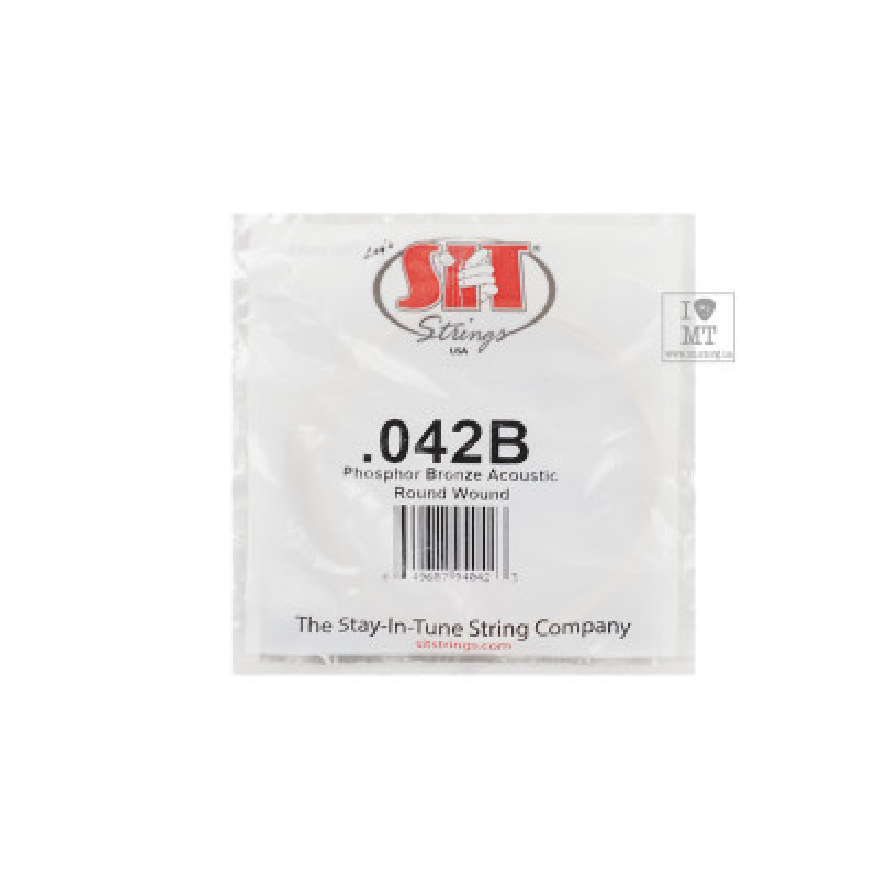 Струна для акустичної гітари SIT STRINGS 042B