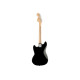 SQUIER by FENDER BULLET MUSTANG FSR HH BLACK w/COMPETITION STRIPES Електрогітара