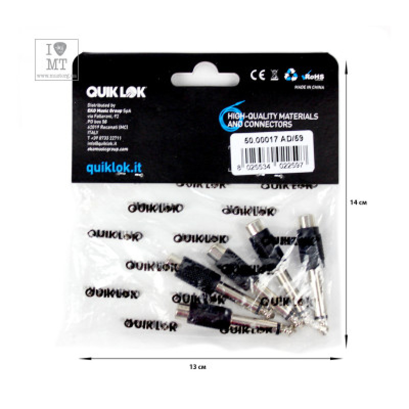 Перехідник RCA - Jack QUIK LOK AD59