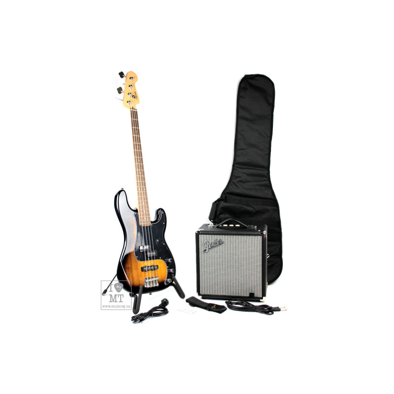 SQUIER by FENDER PJ BASS PACK BROWN SUNBURST Бас-гитара