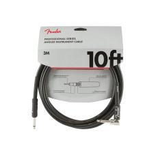 FENDER CABLE PROFESSIONAL SERIES 10' ANGLED BLACK Кабель інструментальний