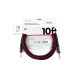 FENDER CABLE PROFESSIONAL SERIES 10' RED TWEED Кабель інструментальний