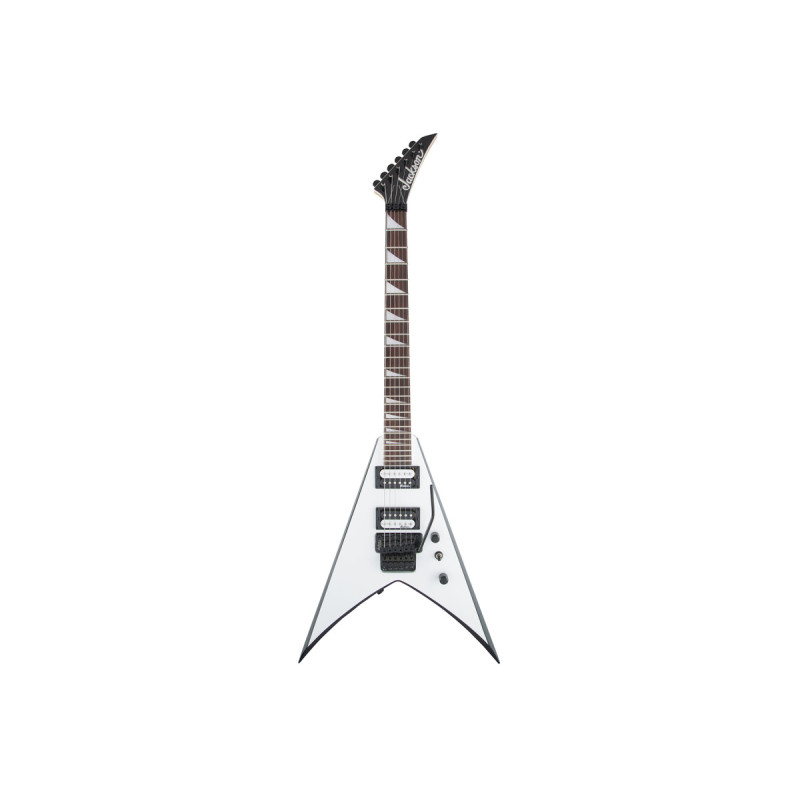 Электрогитара JACKSON JS32 KING V WHITE WITH BLACK BEVELS