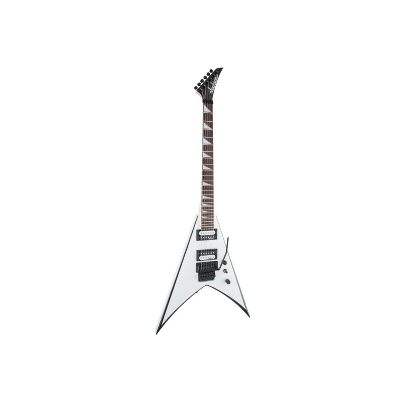 Электрогитара JACKSON JS32 KING V WHITE WITH BLACK BEVELS