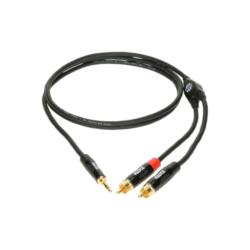 Кабель комутаційний KLOTZ KY7-090 MINILINK PRO Y-CABLE BLACK 0.9 M