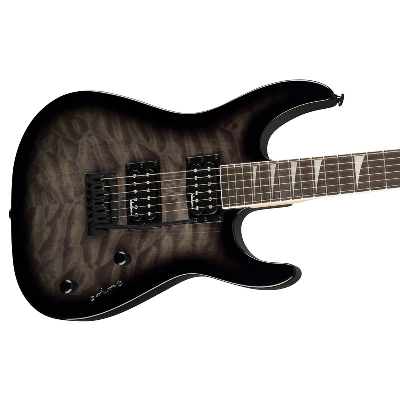 JACKSON JS20 DKQ 2PT TRANSPARENT BLACK Электрогитара