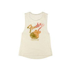 FENDER T-SHIRT SLEEVELESS WOMEN'S STARCASTER NATURAL WHITE XL Майка
