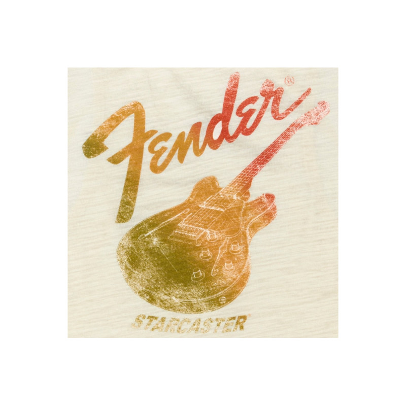 FENDER T-SHIRT SLEEVELESS WOMEN'S STARCASTER NATURAL WHITE XL Майка