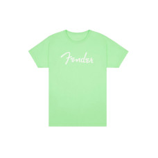 FENDER T-SHIRT SPAGHETTI LOGO SURF GREEN M Футболка
